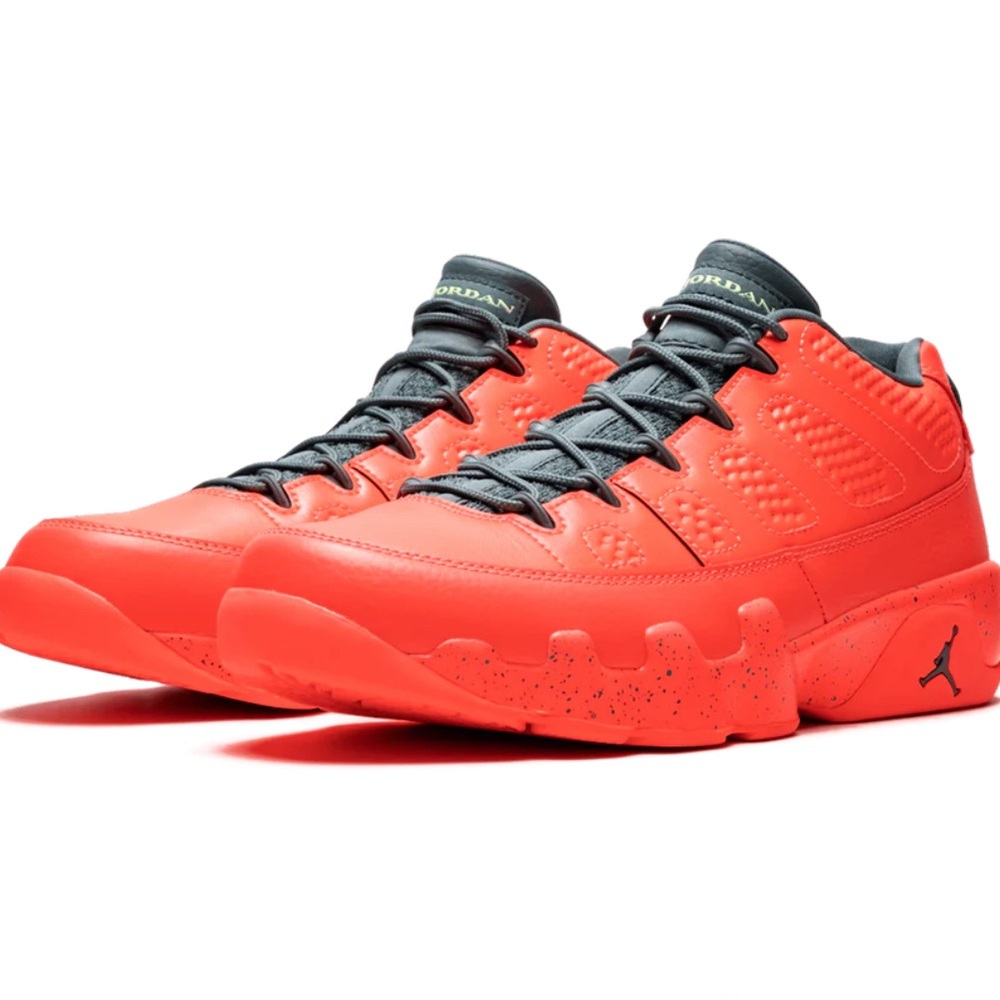 NIKE AIR JORDAN RETRO 9 LOW "BRIGHT MANGO" MENS SZ 10.5 BRAND NEW 100% AUTHENTIC